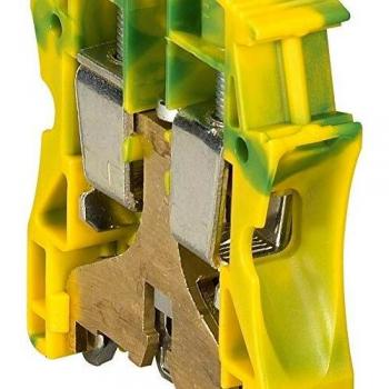 Borna de conexión Viking 3 Legrand 16mm² verde/amarillo - 1 entrada / 1 salida - con tornillo
