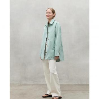 Ecoalf Dagi Mint Women's Sustainable Button-Up Jacket
