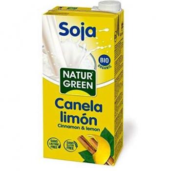 NaturGreen Bebida de Soja Canela y Limón - 1 Litro