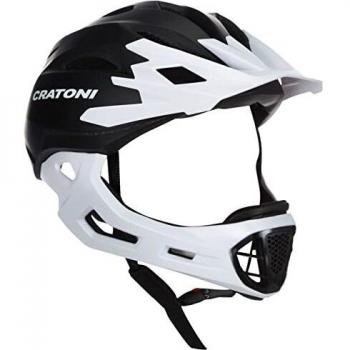 Casco Cratoni C-Maniac Freeride Negro Blanco Mate S/M 52-56 cm