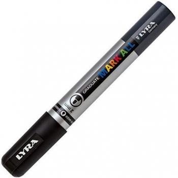 Rotulador Permanente Multi Superficies Lyra 2mm Negro