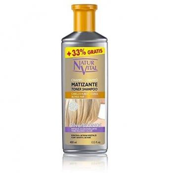 Champú NaturVital Matizante Silver Blonde 400ml