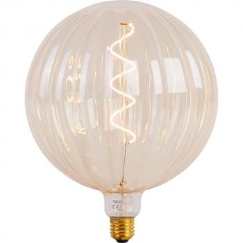 Bombilla LED regulable E27 G200 ámbar 4W 240 lm 2000K