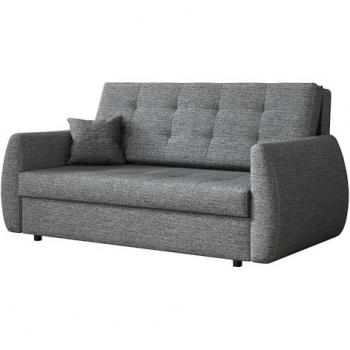 Sofá-cama Columbus 211 con caja de ropa de cama, medidas 160x85x98cm, función de sofá y cama