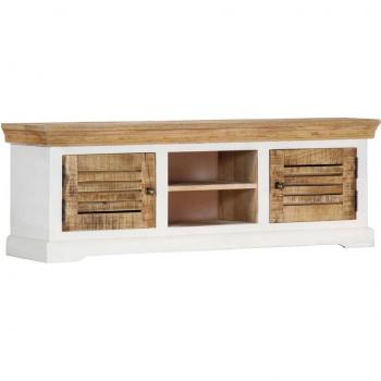 vidaXL TV Cabinet 118x30x40 cm Solid Mango Wood