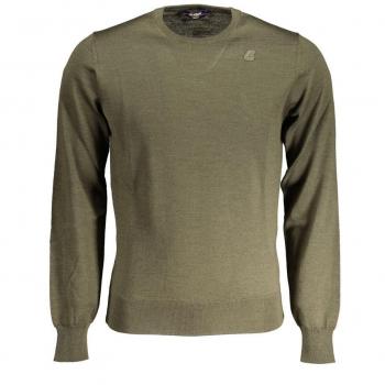 Sebastien Merino Regular Wool Sweater - Green, XXL