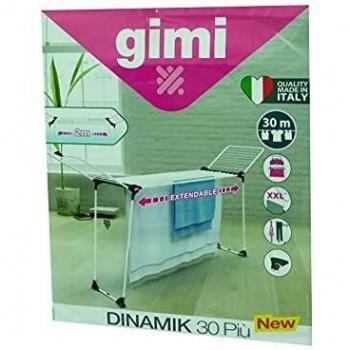 Tendedero Dinámico Extensible 30 cm con Alas de Acero, Capacidad 300 Prendas