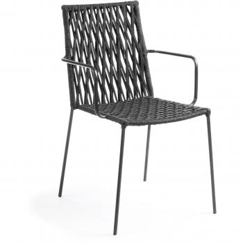 Kavehome Silla Bizarre, gris oscuro