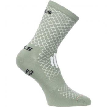 Calcetines Q36.5 Leggera en color verde salvia, tamaño 44-47