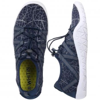WHITIN Barefoot Zapatos de Agua Hombre Buceo Snorkel Surf Acuáticos Calzado de Natación Escarpines para Piscina Playa Vela Mar Río Aqua Cycling Deportes Gris 42 EU