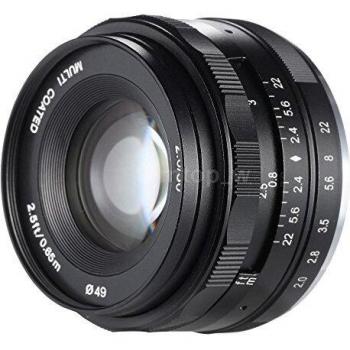 Lente Meike 50mm f/2.0 Foco Manual para Sony E-Mount