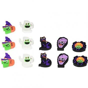Amscan International - Juego de gomas de borrar, diseño de Halloween