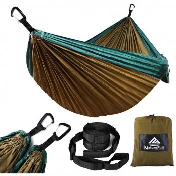 NatureFun Hamaca ultraligera para camping| 300kg de capacidad de carga,