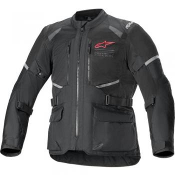 Alpinestars Andes Air Drystar Waterproof Textile Motorcycle Jacket - Black - Large