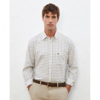 Camisa manga larga de cuadros en viyela de hombre Lloyd's