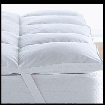 Cubre colchón de microfibra HIGH LIVING ®, 5 cm y 10 cm, súper suave, relleno pesado; individual, matrimonial, King y súper King. Correas ara las esquinas cosidas y elásticas., Single 4 Thick