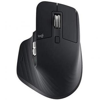 Logitech MX Master 3 Advanced Ratón Inalámbrico, Business Embalaje, Bluetooth, 2.4GHz, Desplazamiento Rápido, Seguimiento 4K DPI en Cualquier Superficie, 7 Botones, Recarcable, PC, Mac, iPadOS, Negro