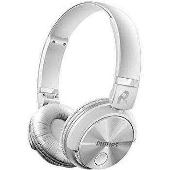 Philips SHB3060WT - Auriculares Bluetooth inalámbricos con sonido potente