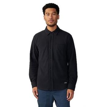 Camisa de Manga Larga Microchill™ de Mountain Hardwear en color negro mate, talla L