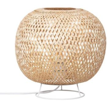 Lámpara de Mesa Lluca Natural con Diseño Boho-Chic y Materiales Naturales