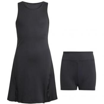 Vestido de Tenis Adidas Club para Niñas, Color Negro, Talla 140 (9-10 Años)