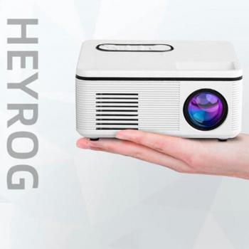 Mini Proyector Portátil S361 1080P HD 600 Lúmenes con Altavoz Integrado y Reproductor Multimedia