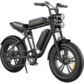 Bicicleta Eléctrica ENGWE M20 con Doble Batería de 13Ah, Neumáticos de 20x4.0 pulgadas, Motor Sin Escobillas de 750W, Velocidad Máxima de