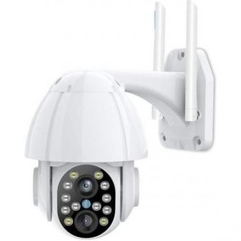Cámara de seguridad IP Wifi rotativa 1080P con visión nocturna y zoom X4