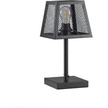 Lámpara de mesa OSCAR Metal Negro con pantalla negra