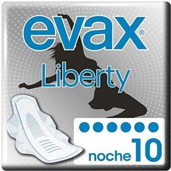 Evax Liberty Noche Compresas Alas, 9 unidades