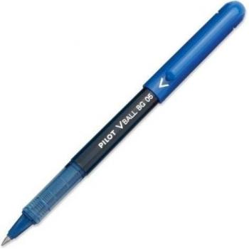 VBall Roller Ball Stick Pen, Liquid Ink, Blue Ink, Extra Fine, Dozen