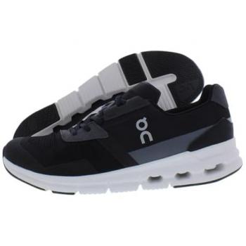 ON RUNNING Men's Cloudrift Black White Trainers Size: 10, Colour: Black