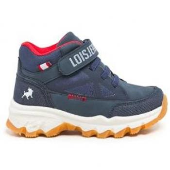Botines de Niño Lois con Forro Acolchado y Puntera Reforzada - Color Marino Talla 27