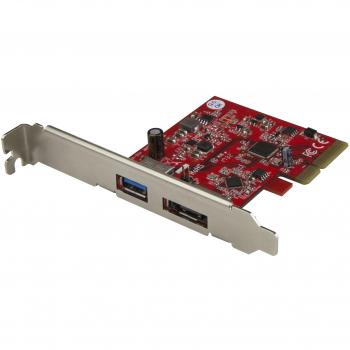 StarTech.com USB 3.1 PCIe Card - 2 port - 1 x USB-A and 1 x eSATA - 10Gbps - USB 3.1 Card - eSATA Card - USB 3.1 Expansion Card