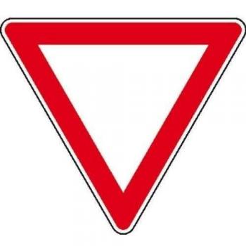 vorfahrt conceder Señal de tráfico StVO 205, 90 cm