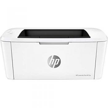 HP LaserJet Pro M15w W2G51A, Impresora A4 Monofunción Monocromo, Impresión a Doble Cara Manual, Wi-Fi, USB 2.0 de alta velocidad, HP Smart App, Apple AirPrint, Panel de control LED, Blanca