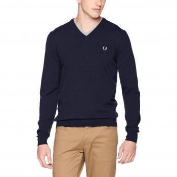 Fred Perry Classic V Neck Sweater, Suéter - L