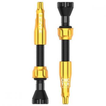 Válvula Lezyne CNC Tubeless Presta 44 mm dorado