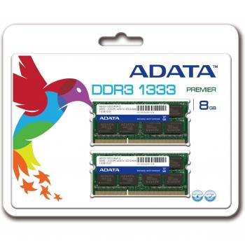 ADATA AD3S1333C4G9-2, 2 x 4GB DDR3 133MHz - Memoria