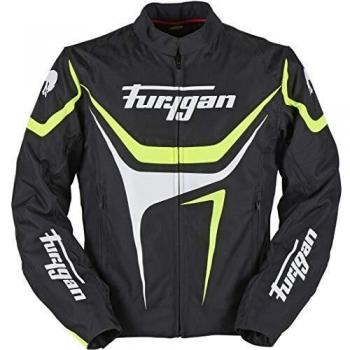 Furygan Oggy Chaqueta, Hombre, Noir/Blanc/Jaune Fluo, L