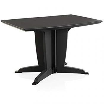 Shaf 55009 Mesa Plegable 2-4 Personas, Gris, 81 x 55 x 23 cm