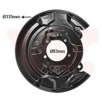 Chapa Protectora de Disco de Freno VAN WEZEL 5308374