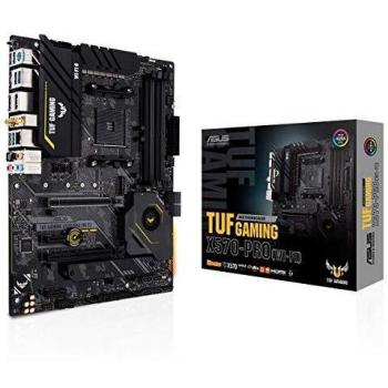 ASUS TUF GAMING X570-PRO (WI-FI) - Placa Base ATX AMD AM4 con Iluminación Aura Sync RGB, 2.5G LAN, Wi-Fi 6 y USB 3.2 Gen 2 de Tipo C
