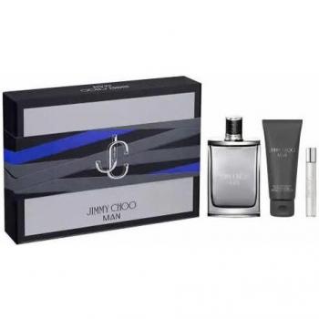 Jimmy Choo Man Eau De Toilette Spray 100ml Set 3 Pieces