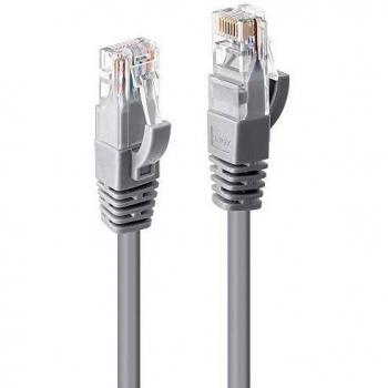 Lindy 15m Cat.6 U/UTP Snagless Gigabit Network Cable, Grey