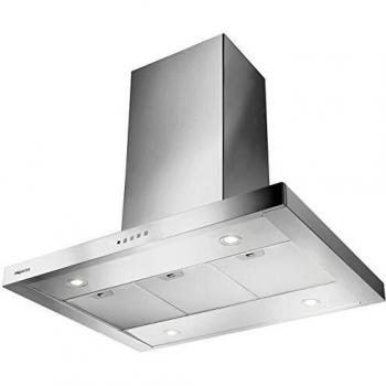 Mepamsa Stilo Isla 90 INOX Campana aspirante, 1 Decibelios, Único
