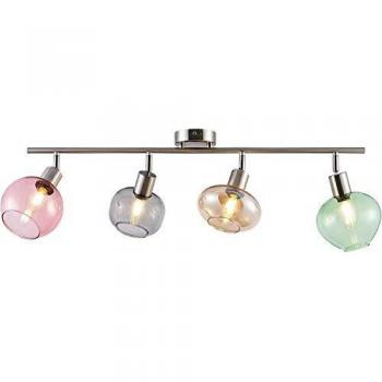 Plafón Rento 4 luces, longitud 65 cm