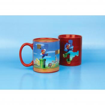 Super Mario Taza Cambio de Color Bros, cerámica, 1 Unidad