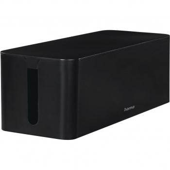 Caja de Cables Hama Maxi, para Regletas de Enchufes, 40 x 15.6 x 13.5 cm, Plástico Negro