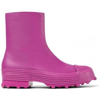 Camperlab Traktori Unisex Purple Leather Boots Size 41
